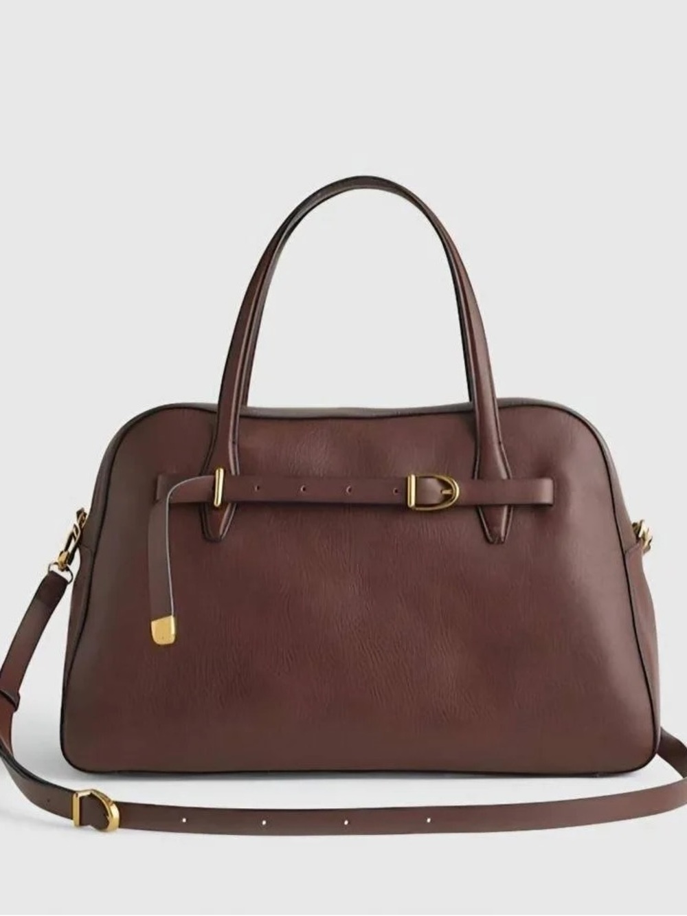 NWT Madewell Leather Belted Satchel